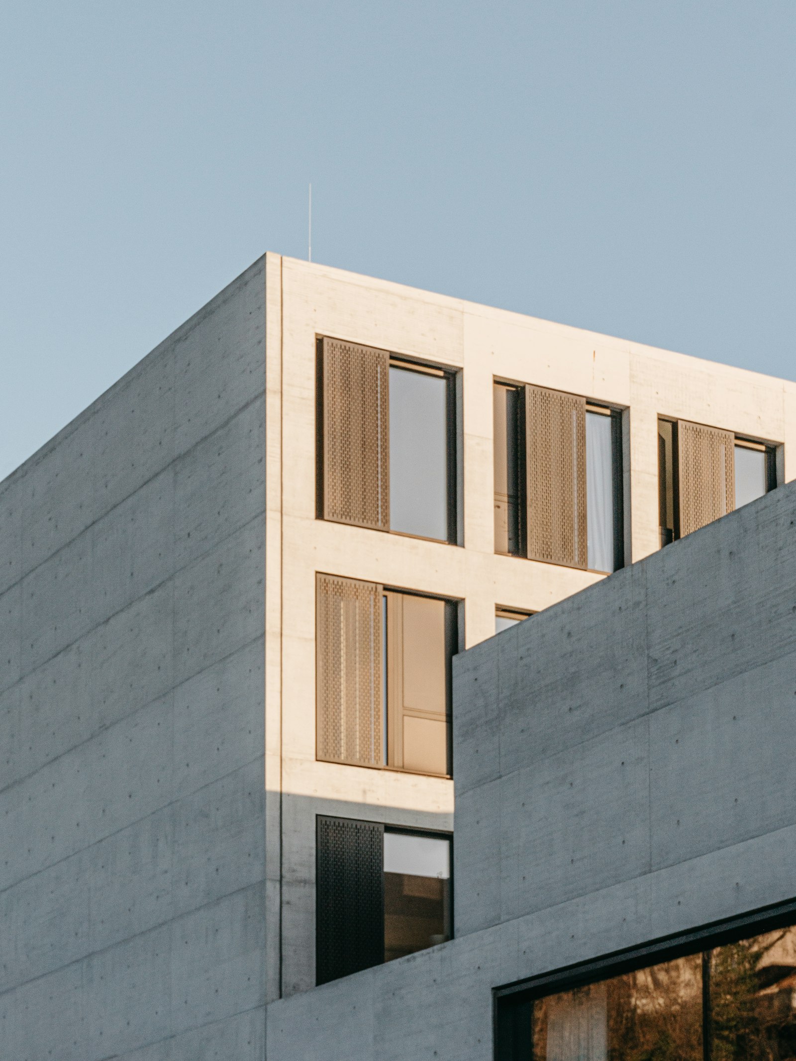 Modern residential building under construction in the Dominican Republic